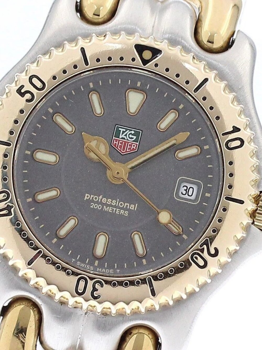 TAG HEUER S/el WG1320-R0 Date Gray Dial Quartz Ladies Watch